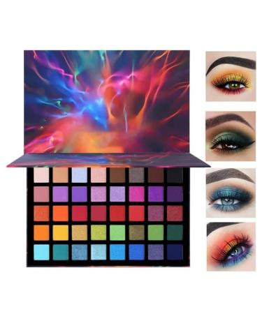 40 highly pigmented colors and bright colors