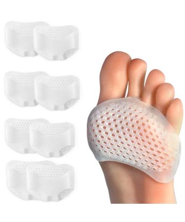 Hoogoo Toe Pads Ball of Toe Cushions Metatarsal Pads Ball of Foot Pads Mortons Neuroma Callus Metatarsal Foot Pain Relief Bunion Forefoot Cushioning Relief Women