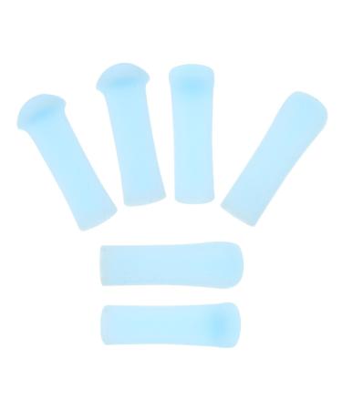 WRITWAA 6Pcs Silicone Ear Wax Removal Tips Set Soft Replaceable Ear Cleaner Tools for Safe Cleaning Compatible Sizes Home Use