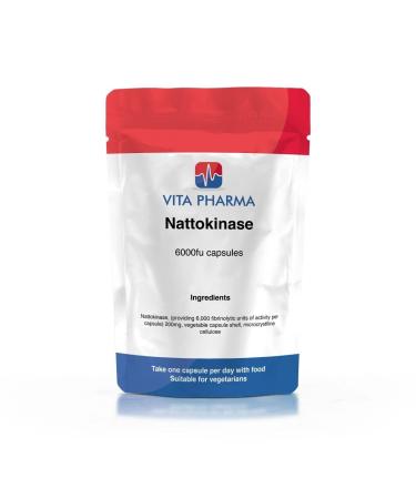 VITA PHARMA Nattokinase 6000FU 60 Capsules - Buy Online on GoSupps.com