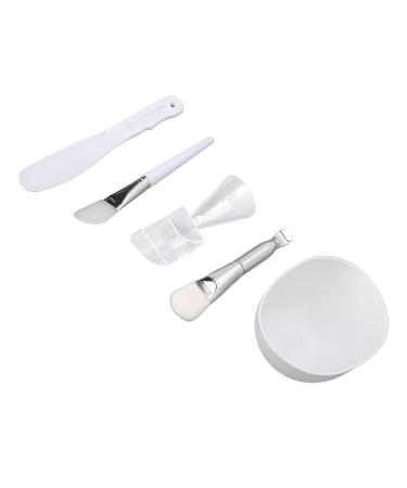 Ymiko Facial Mask Tool Set | Silicone Brush Mixing Bowl Spatula & Measuring Cup for DIY Skin Care - Buy Online on GoSupps.com