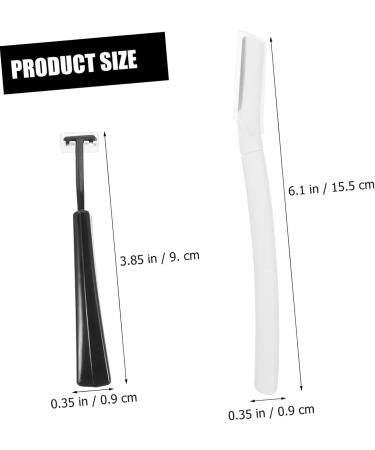 FRCOLOR 20 Sets Portable Eyebrow Trimmer for Men - Stainless Steel Razor Blades & Beauty Tool Accessories for Perfect Grooming - Buy Online on GoSupps.com