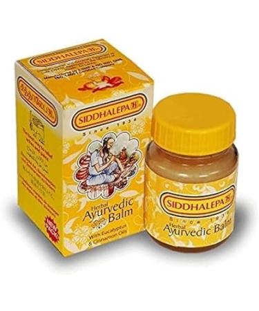Ayurvedic Herbal Balm for Pain Relief | Cold Flu & Headaches | 50g - International Shipping Available - Buy Online on GoSupps.com