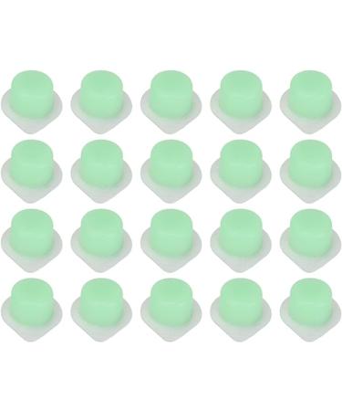 20pcs Teeth Polishing Cream, Whitening Paste Safe Improved Dental Protection Teeth Polish Whitening Cream for Oral Care Dental Cavity Brightness(Green)