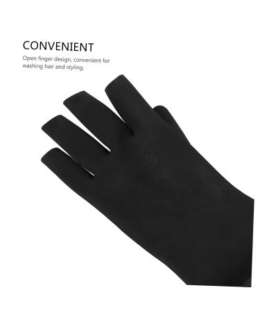 Mikinona 1 Pair Waterproof Gloves Hair Styling Accessories Gloves for Hair Dye Accessories for Salon Hair Styling Gloves Hair Color Accessories Dyeing Gloves Hair Washing Hair Salon Rubber 24.50X13.00X0.10CM - Buy Online on GoSupps.com