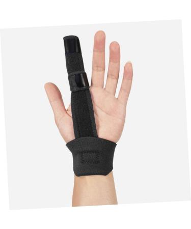 VANZACK Thumb Brace - Adjustable Hand Stabilizer & Mallet Straightener | Fitness Support 24.5x19.5cm Black - International Shipping Available - Buy Online on GoSupps.com