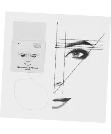 Balacoo Makeup Tools Home Tools Pro Tools Eyebrow Measuring Tool Eyebrow Mapping Line Lightness Suite 4.6x1.8x7.5cm White - Buy Online on GoSupps.com