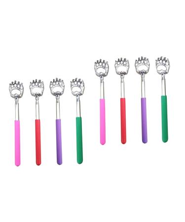 Beavorty 8 Stk Krallenkratzer Nursing Handwascher Stainless Steel Cutting -up reindeer Hand massager Back scraper made of metal back massager made of metal.