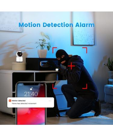 3MP Indoor Wireless Baby Monitor Camera with Night Vision & Humanoid Detection - WiFi Pet Camera for Dog and Cat - 2 Way Audio - Tuya Smart Home Security Camera - Buy Online on GoSupps.com