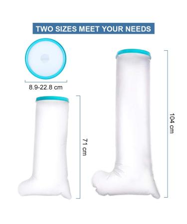 Waterproof Leg Plaster Protection | Shower & Swimming Shell for Adults | 104cm Bandage Dry Care - Buy Online on GoSupps.com