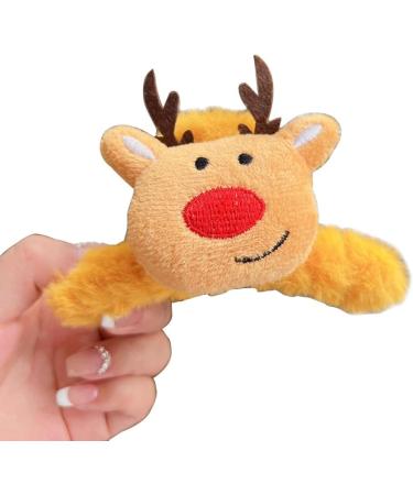 xbiez Plush Hair Claw Clip for Kids Adult Christmas Festival Party Hairclip Girl Hair Barrettes Crab Hair Clip Party Headdress Blue santa claus - Buy Online on GoSupps.com