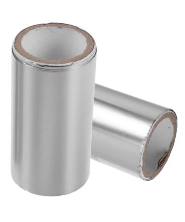 Feuilles D'aluminium Dissolvant Vernis Gel 2 Pcs 3 M tres Fine pour Retirer Ongles Gel et Acrylique Maison et Salon