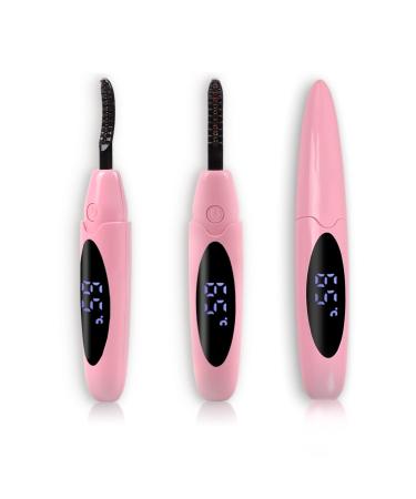 EYECURL Heated Eyelash Curler Portable Heated Lash Curler 24 Hours Long Lasting Electric Eyelash Curler Intelligent Power 0ff Quick Natural Heated Eyelash Curlers with Eyelash Comb for Makeup - Pink - Buy Online on GoSupps.com
