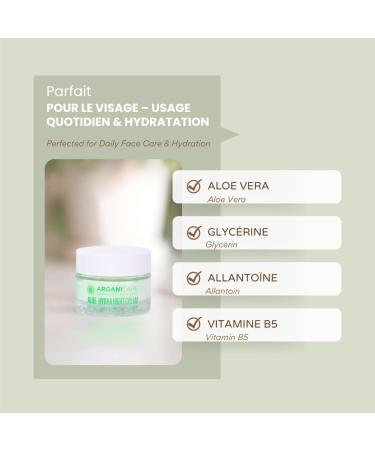 ARGANICARE Facial cleansing gel with aloe vera moisturizes and nourishes all skin types 100 ml - Buy Online on GoSupps.com