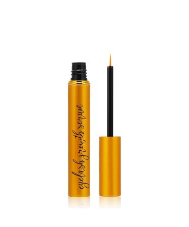 Recuren Plus Premium Eyelash Growth Serum Advanced Vegan Formula for Longer Thicker Lashes Natural Safe Ingredients in - Copper Gold