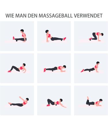 Massage Balls for Myofascial Relief - Hard Lacrosse Balls for Back Legs Feet & Hands - Trigger Point Massage Balls (2 Pieces Black) - Enhance Yoga & Muscle Relaxation - Buy Online on GoSupps.com