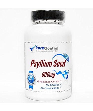 Psyllium Seed 900mg // 90 Capsules // Pure // by PureControl Supplements