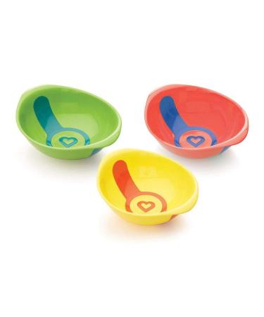 Munchkin White Hot Heat Sensor Porridge Bowls - Pack of 3 | International Shipping Available - Buy Online on GoSupps.com