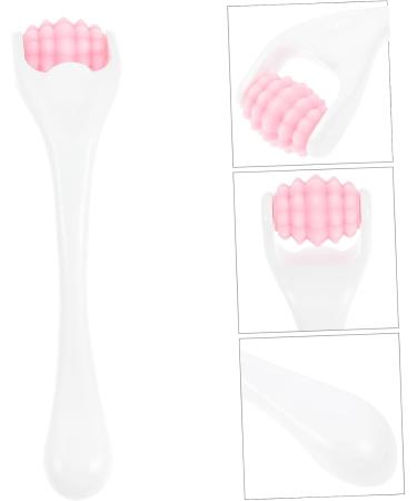 Silicone Face Massager & Eye Roller - Pink Beauty Device for Glowing Skin | International Shipping - Buy Online on GoSupps.com