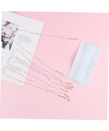 Minkissy 6pc Mask & Glasses Hanging Chain - Sturdy Anti-Lost Slipproof Ear Protector Chains with Pearl Design for Eyewear - Buy Online on GoSupps.com