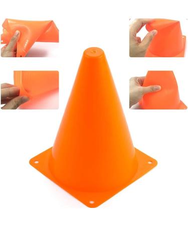 Baaxxango 20 PCS 7 inch Plastic Agility Cones for Kids - Mini Traffic Safety & Construction Cones for Drills, Sports, and Parties - 5 Colors - Buy Online on GoSupps.com