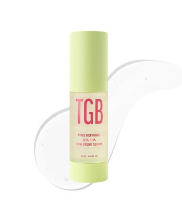 The Good Blends Pore Refining LHA PHA Skin Drink Serum Korean HA Serum for Face 1.01 fl oz | Exfoliating & Hydrating Treatment for Oily Skin Enlarged Pores & Uneven Skin Texture