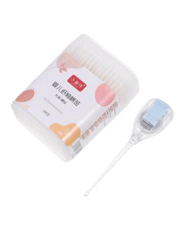 Ear Pick with Light Ear Wax Cleaner Tool with Cotton Swab Ear Wax Remover Supplies 1 Set (Sky-Blue)