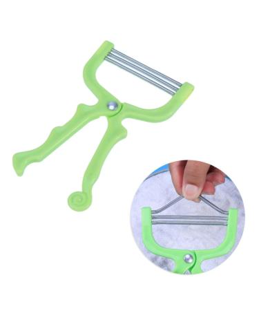 Eyebrow female face hair removal face hair removal facial hair removering hair remover facial epilator hair ringing facial hair remover green 15.00x9.00x1.00cm