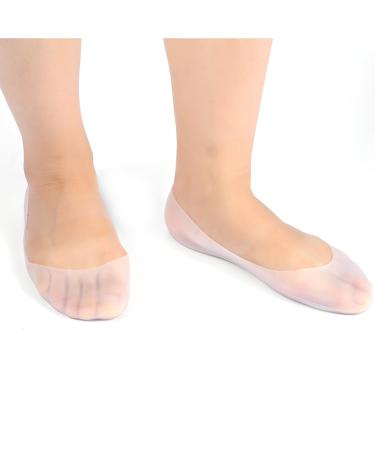 1 Pair Moisturizing Silicone Sock Full Length Moisturizing Socks Cracked Feet Care Protector Soft Silicone Gel Spa Deep Moisturizing Full Foot Socks For Corns Calluses Cracked Bunions Blister(L) - Buy Online on GoSupps.com