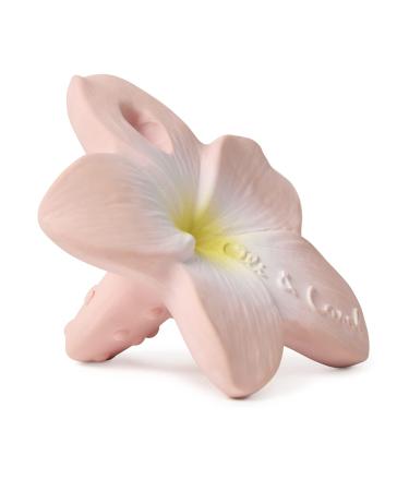 Oli & Carol Mini Teething Ring for Babies - Bella the Flower Pink | Safe & Natural | Perfect for Soothing Gums - Buy Online on GoSupps.com