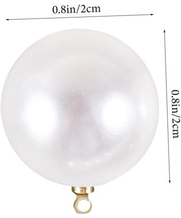 VILLCASE 300 Pcs Dangle Drop Charms Diy Charms Necklace Pendants Diy Pearl Charms Round Pearl Beads Pearl Teardrop Pendants Prime Jewelry Pendant Bracelet Charms Key Chain Abs Sheep Eye - Buy Online on GoSupps.com
