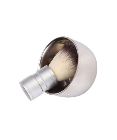 Housoutil Men Shaving Cream Travel Shaving Cream Mens Shaving Brush for Men Shaving Brushes for Men Shave Cream for Men Travel Shaving Brush Shaving Cup Bowl Set Stainless Steel