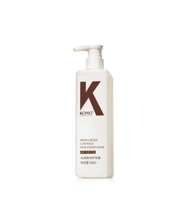 KONO Hydrating Shine Conditioner Classic Series | Make Hair Smooth and Shiny | Triple Keratin Power Repair |Improve Frizzy Dry Damaged Hair Heat Protectant 16.9 Fl Oz Nourishing Conditioner