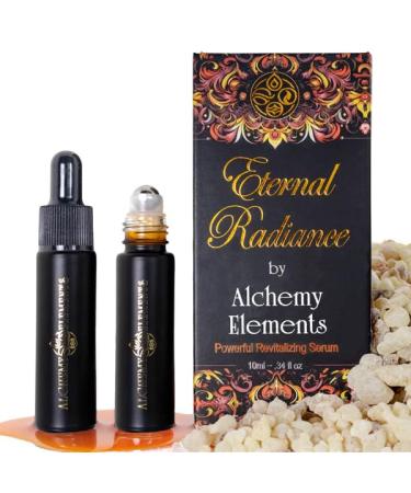 Eternal Radiance - A Frankincense Resin Serum Frankincense & Sea Buckthorn Oil Boswellic Acids Brightening Face Oil Renewal Natural Glow Skin Strength & Elasticity Sandalwood & Helichrysum Black Glass Bottle - Buy Online on GoSupps.com