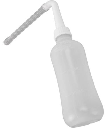 Neti Pot Sinus Rinse Bottle Silicone ABS Manual Nose Wash Cleaner Nasal Irrigation for Adults Kids with Salt Packets Pressure Sticker Thermometer Light Blue (310ML White) - Buy Online on GoSupps.com