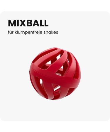 Shakenext 4-Pack Plastic Mixballs for Protein Shaker | Sport Fitness Blender Balls in Red - Shake & Mix Effortlessly - Buy Online on GoSupps.com