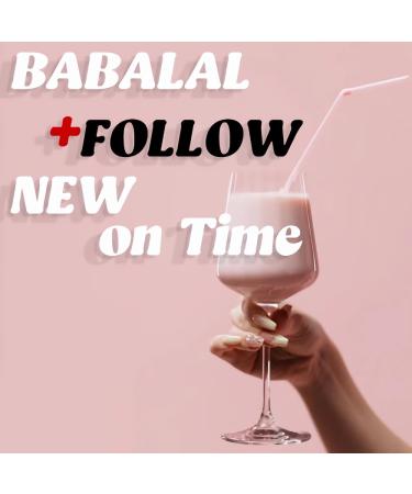 Buy BABALAL Almond Press on Nails - Medium Blue Green Acrylic Stiletto Nails with Cute Cat Flower Design - 24Pcs Handmade Glue on False Nails - Buy Online on GoSupps.com