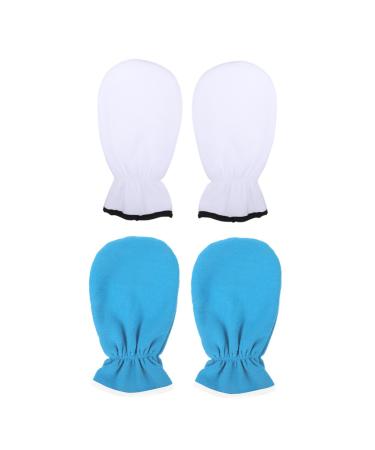 VINTORKY 2 Pairs Essential Oil Gloves Portable Wax Mitts Nursing Supply Washable Paraffin Mitts Nursing Accessory Reusable Wax Gloves Kerotherapy Accessory Reusable Paraffin Mitts
