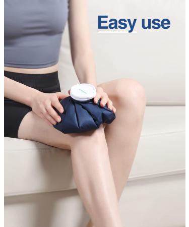 Elitehood 11 inch Reusable Ice Bag & Refillable Ice Pack - Cold & Hot Therapy for Injuries and Pain Relief - Buy Online on GoSupps.com