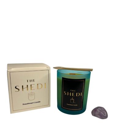 Massage Oil Candle Home Spa Aromatherapy Massage Skin Relaxation and Moisturizing Warming Relaxing Massage Candle Gift Ideas for Women Men Scented Candles (Blue)
