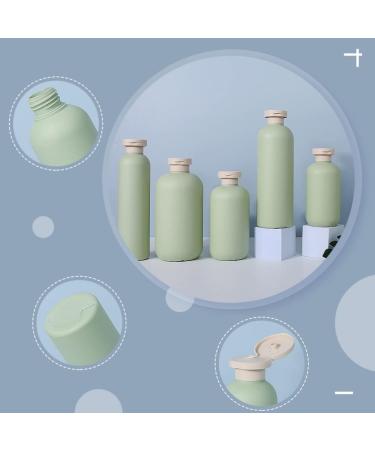 minkissy 3pcs Flip Cap Shampoo Bottles Empty Sub Package Squeeze Bottles Shower Gel Bottle Refillable Containers for Shampoo Lotions Cream Wash Conditioner Green 16.3x7.6cm - Buy Online on GoSupps.com