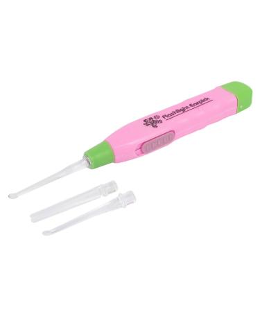 Qtqgoitem Plastic Flash Light Ear Cleaner Earwax Remover Earpick Pink (Model: d38 2d3 BFF 6ec e5c)