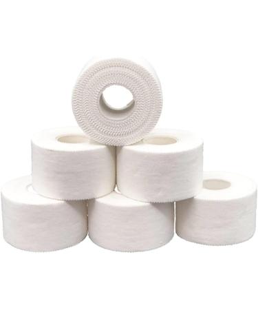 Sports Tapes 6 Adhesive Rolls Bundle with No-Sticky Residue Sport Tape with Zig-Zag Edge for Easy Tearing Skin-Friendly Athletic Tape of 1.5 x 10 Yards for Athletes Coaches Amateurs 6-pcs - Buy Online on GoSupps.com