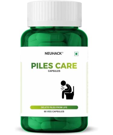 Piles Care Herbal Capsules for Colon Health- Ayurvedic Piles Supplement | Pack of 2(60 Veg caps)