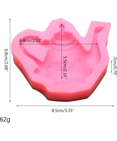 Chocolate Candy Sugar Craft Cartoon Cute Teapot Cake Decorating Tool Silicone Soap Kitchen Baking Gift Soap - Buy Online on GoSupps.com