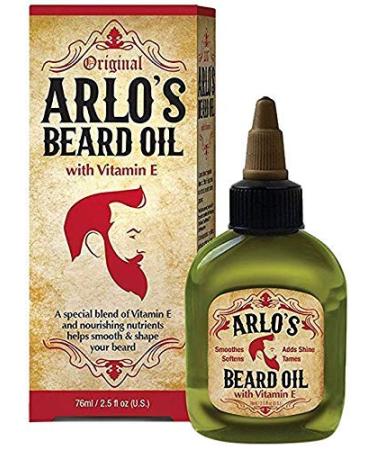 Buy Arlo's Original Beard Oil with Vitamin E - 2.5 oz | Premium All-Natural Beard Care for Men - International Shipping Available - Buy Online on GoSupps.com