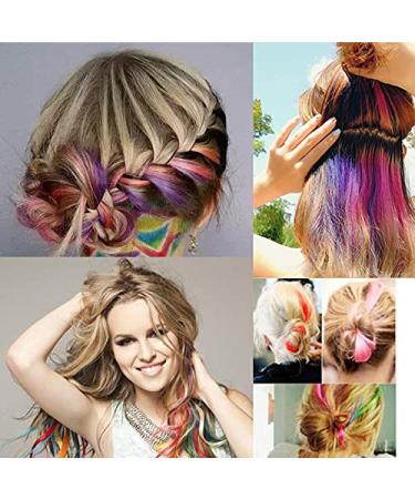12PCS Hot Pink Clip-In Hair Extensions for Kids & Women - 20 Inch Straight Colorful Hair Extensions for Christmas & Halloween Parties - Buy Online on GoSupps.com