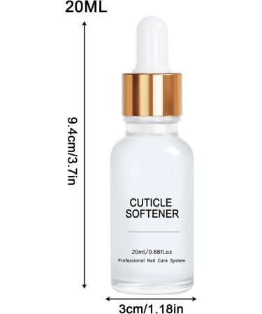 Cuticle softener 20 ml oil to strengthen the cuticle solution for removing dead skin for women beauty manicure pedicure home travel hands feet toes 1 piece 1er Pack - Buy Online on GoSupps.com