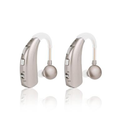 Britzgo Device for Adults Long Battery Life Intelligent Noise Reduction(A Pair) (Silvery)