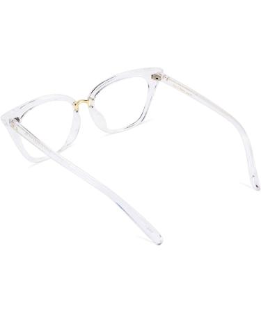Buy ZUVGEES 2 Pack Women's Cute Oversized Cat Eye Blue Light Blocking Reading Glasses - Black & Transparent - 1.25x Strength - Stylish Computer Readers for All Ages - Buy Online on GoSupps.com